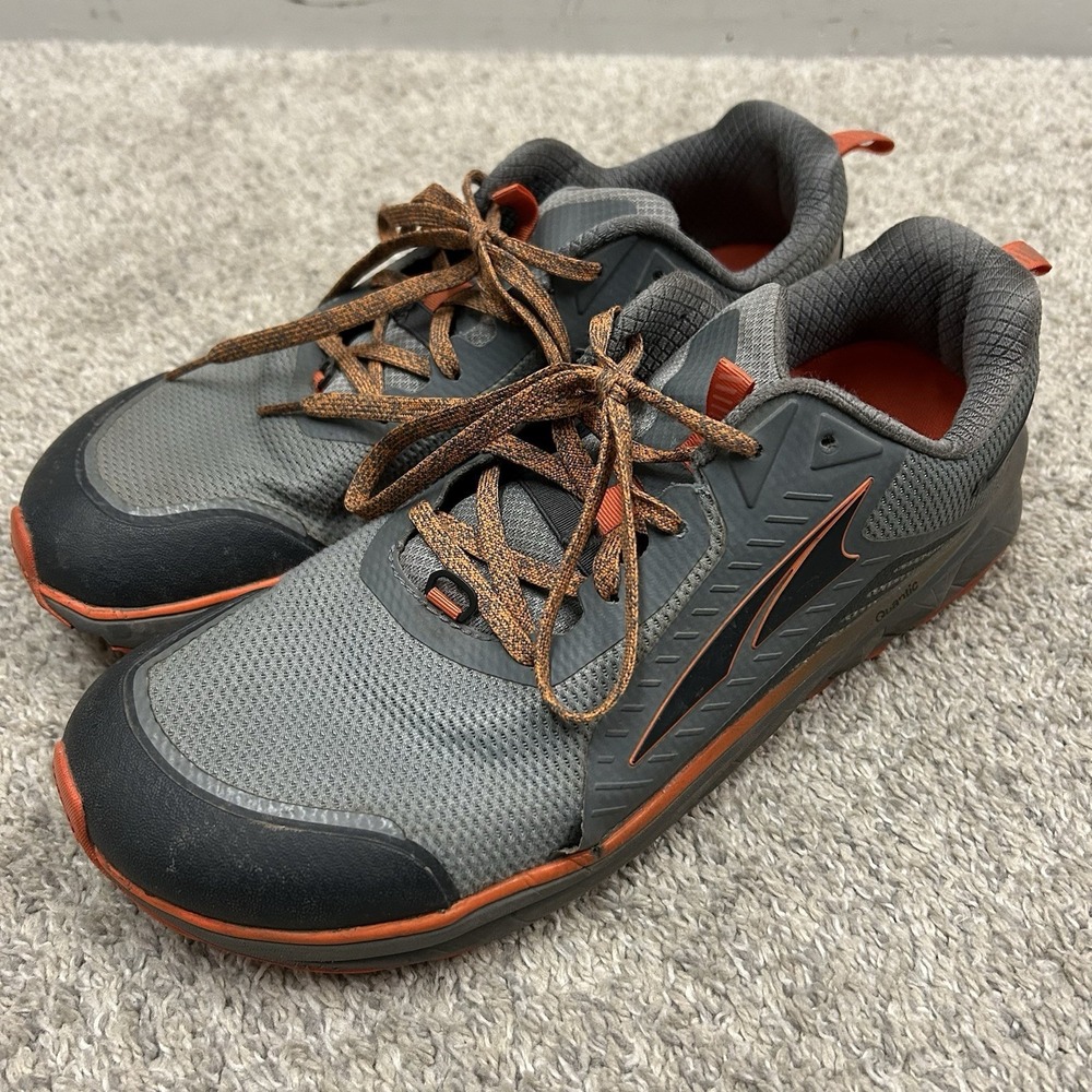 Altra Timp 3 Shoes Mens 11.5 Running Trail Gray Orange AL0A4VQI280